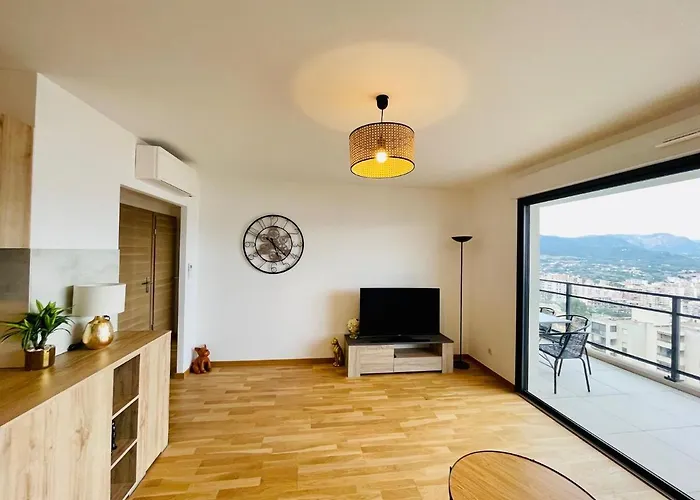 Ajaccio T2 Grand Standing Neuf Vue Mer Centre-Ville & Plages