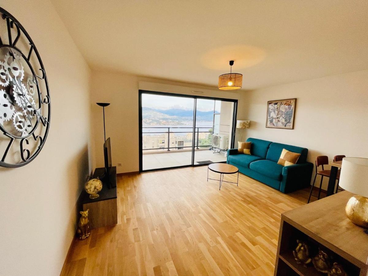 Ajaccio T2 Grand Standing Neuf Vue Centre-ville & Plages